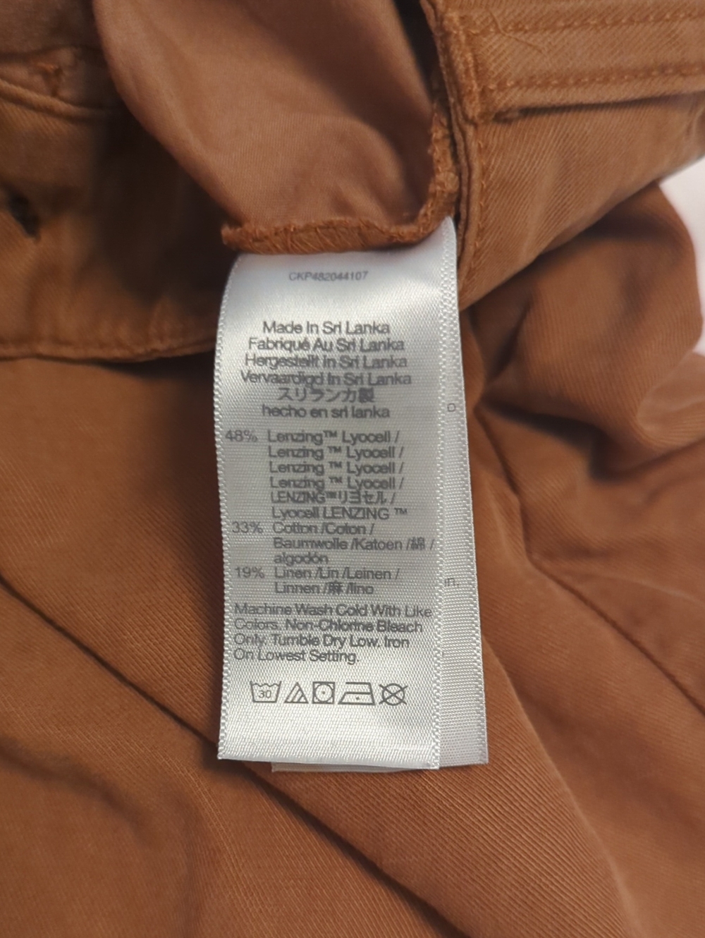 Madewell Wide-Leg Harlow Pants in Acorn. Size 16 Petite - Picture 5 of 5